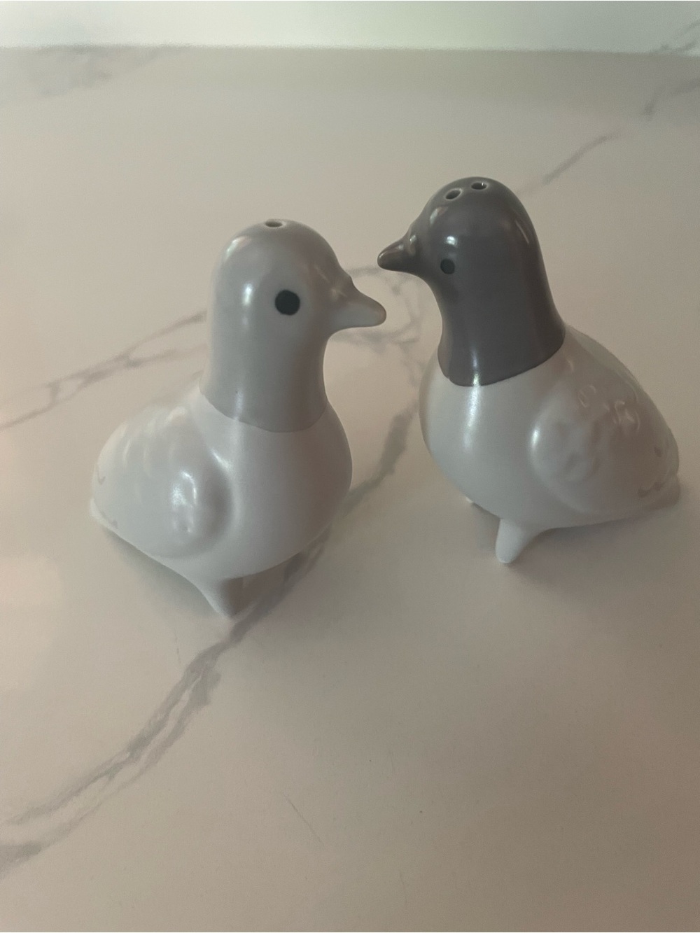 Fred Ceramic Clay Pigeon Salt & Pepper Set - Picture 3 of 8